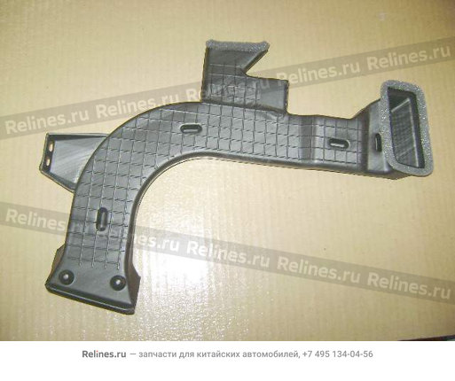 Defrost air duct assy RH
