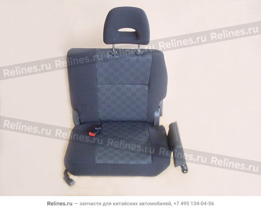 RR seat assy LH(fabric black) - 700072***8-0087