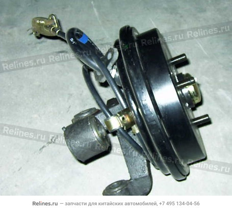 LR axles head with drum brake wheel hub assy.
