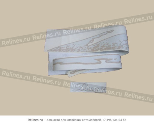 Decor ribbon(2000 shine slvr dr d) - 820001***9-1105