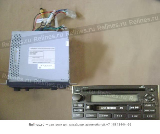 Combined vcd player assy