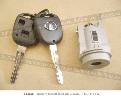 Lock cylinder assy-ignition sw(key flang