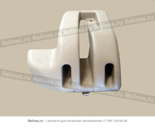 Backrest lock cover rear right seat