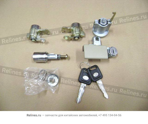 Lock cylinder assy-whole vehicle - 3704***L00