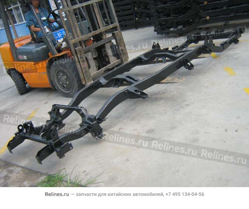 Frame assy(gas top w/spare tire carrier)