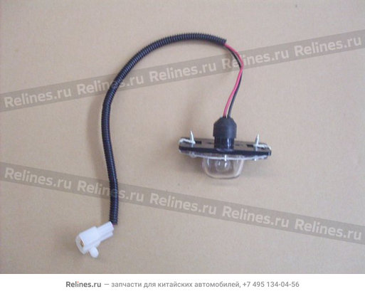 Lamp assy-no.plate - 41080***01-A1