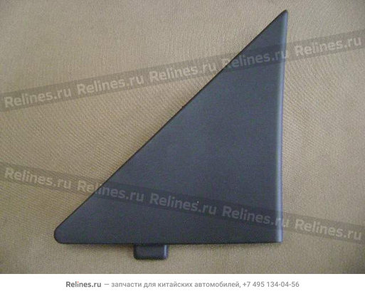 Triangular panel assy-door mirror RH(bla