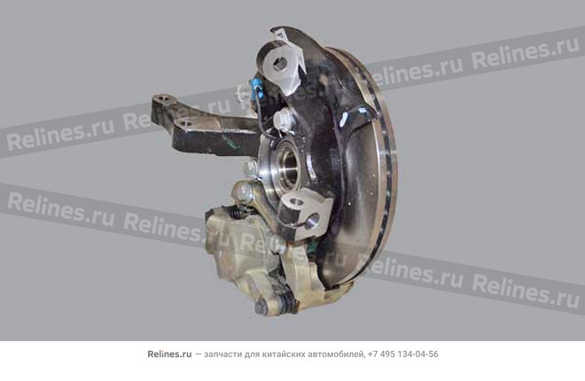 Disc brake with knuckle-fr RH - B14-***008