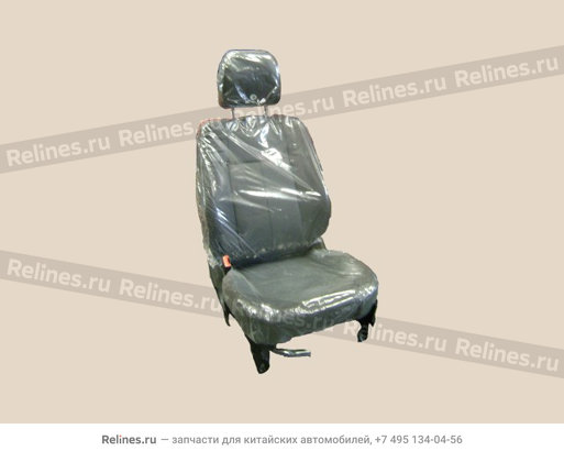 FR seat assy LH(manual leather black)