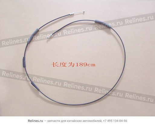 Anti-clip cable-rr door glass