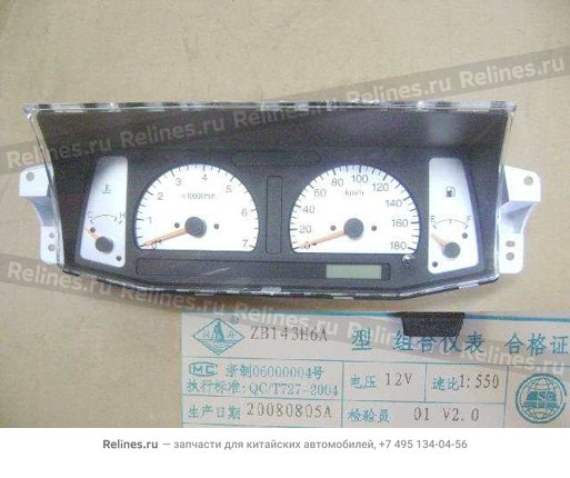 Combination instrument assy(ZB143H6A) - 3820***B63