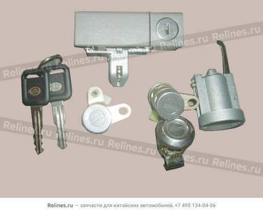 Lock cylinder assy-whole vehicle - 3704100***A-1222