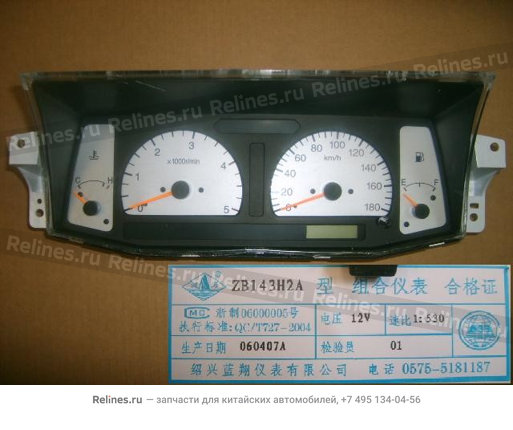 Combination instrument assy(ZB143H2A ECO - 38201***04-B1