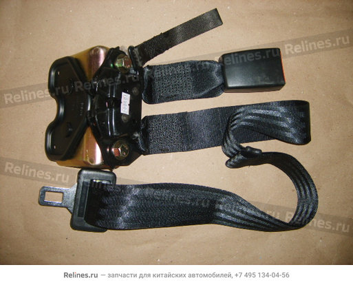 Seat belt assy RR(black)