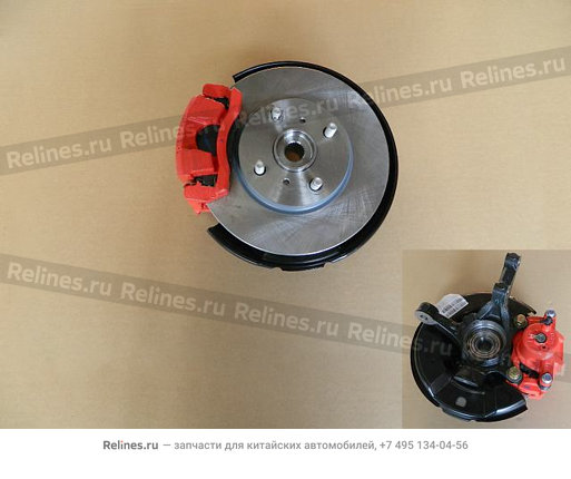 Strg knuckle&wheel hub brake assy LH - 30011***54XA
