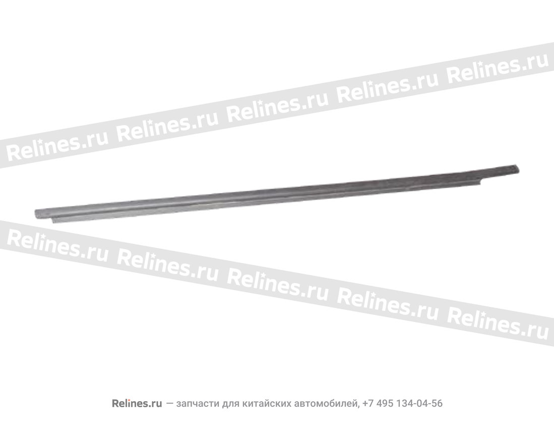 Молдинг (уплотнитель) стекла двери передней левой наружный (бархотка)  T11-6103210 Chery: Tiggo, Tiggo 3 — цена, купить запчасти для китайских  авто в Москве и регионах