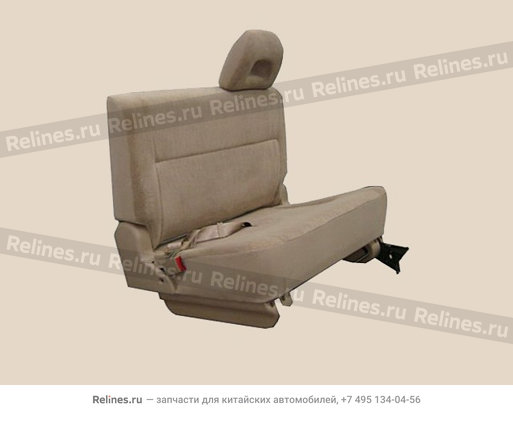 Double seat assy-mid row(match material)