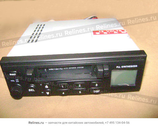 Radio&cassette player assy(elec adj)