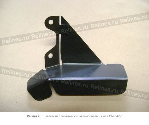 Reinf plate-tail door lock cylinder