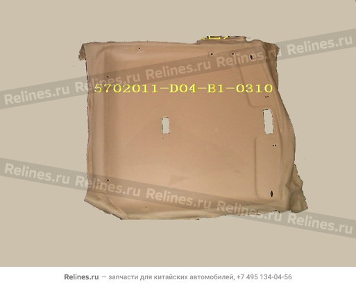 Roof liner(dr L yellow) - 5702011-***B1-0310