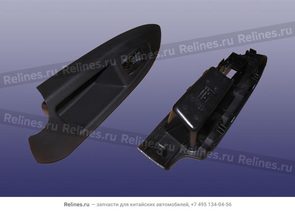Glass regulator switch plate-fr door RH