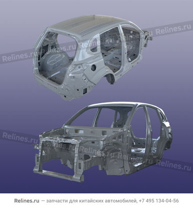 Vehicle body frame - T21-5***10-DY