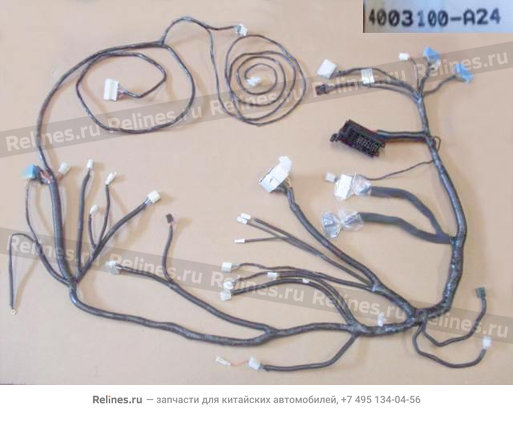 Inst panel and console wiring harness as - 4003***A24