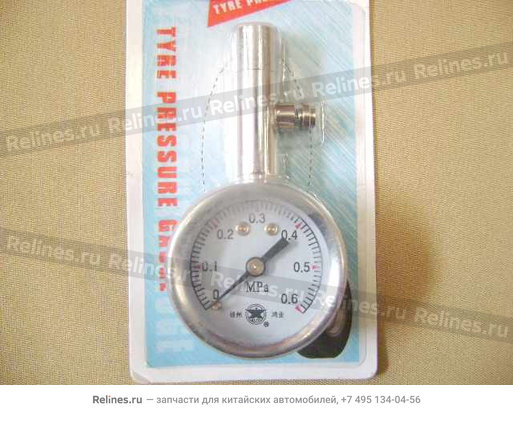 Tyre pressure meter