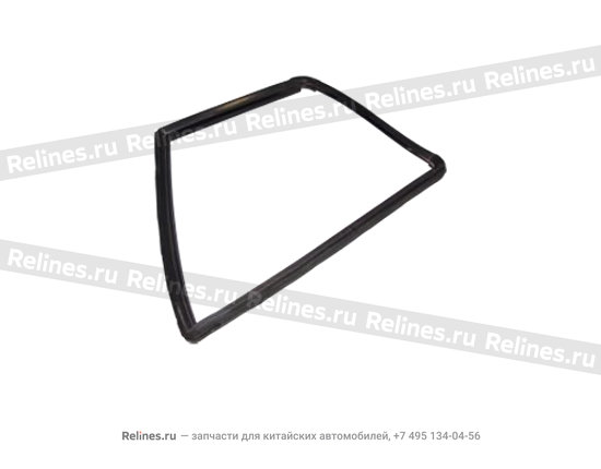 Уплотнитель стекла заднего левого (треугольник)