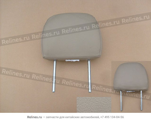 Headrest-fr seat(leather black)