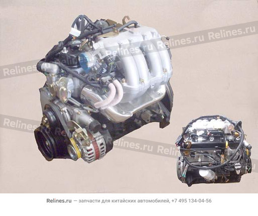 Двигатель в сборе 491 бензин 491q 4WD (Euro 3) - 1000100-E07-B32