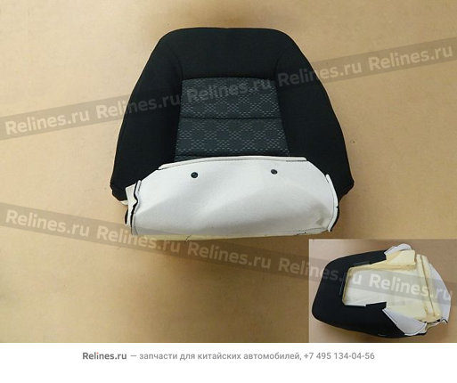 Backrest assy fabric assist driver seat