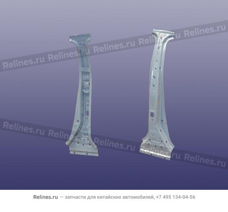 Reinforcement panel-pillar b RH - J52-5***40-DY