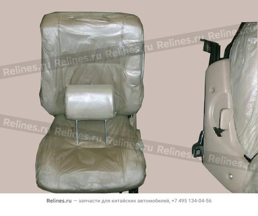FR seat assy LH(03 light coff leather) - 680001***0-0314