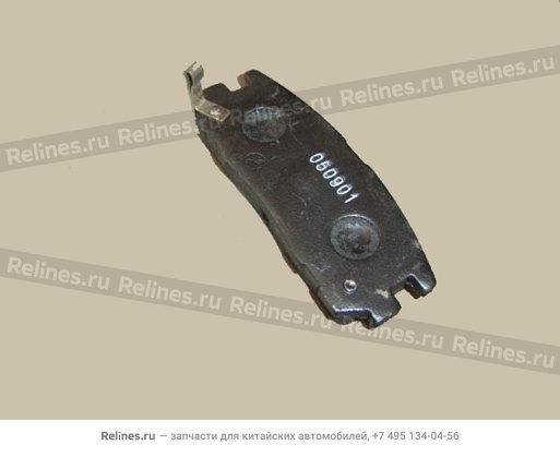 INR brake pad assy(RR brake caliper LH)