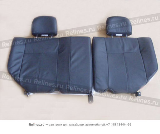 Backrest assy-rr seat(leather super LUX