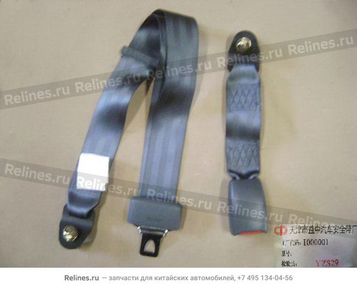 Seat belt assy RR(dark gray) - 581102***1-00CK