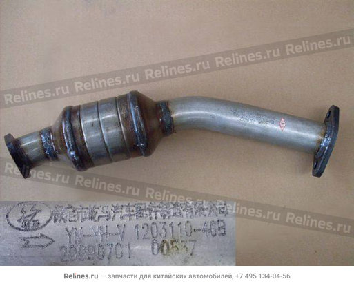 FR section assy no.i-exhaust pipe - 1203***46B