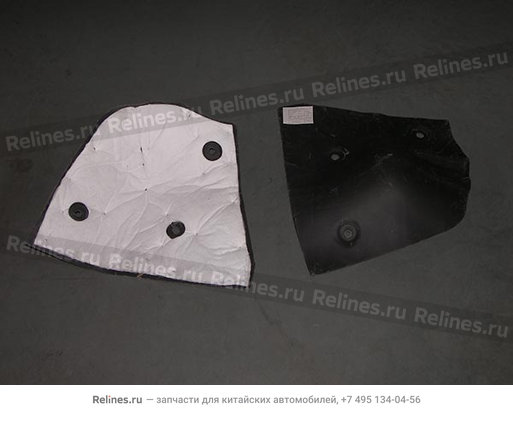 Insulator wheelhouse RR RH - J42-***020