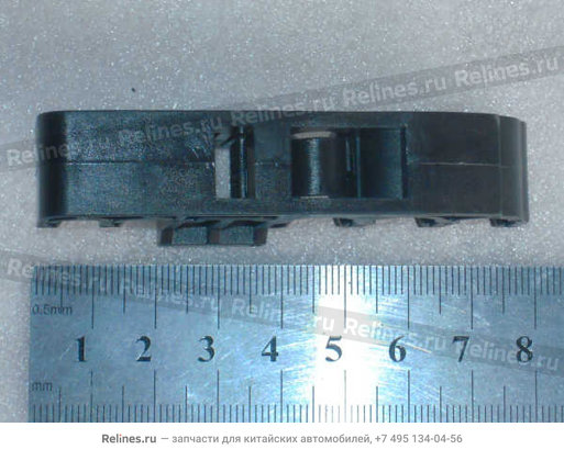 Держатель пластиковый трубки тормозной d (для 2+3 трубок) гребёнчатый на высокой ножке c