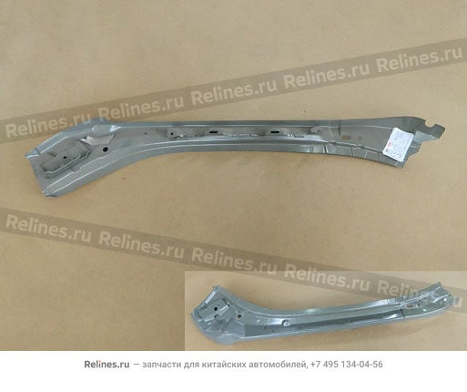 UPR reinf plate weldment a pillar RH