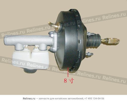 Vacuum boost master cylinder assy(carbur
