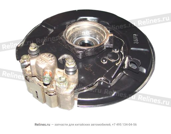 Disk braker with brake drum assy -lh RR - T11-***007