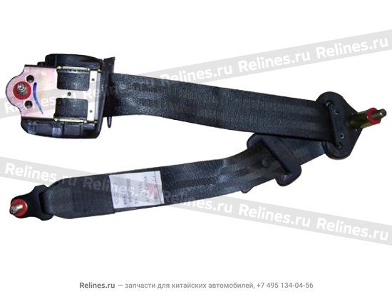 Safty belt assy - RR seat LH