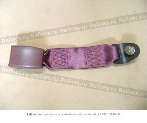 Seat belt buckle RR(2-POINT type red) - 581102***1-0110