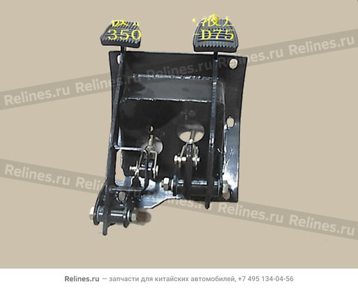 Auxiliary clutch pedal assy