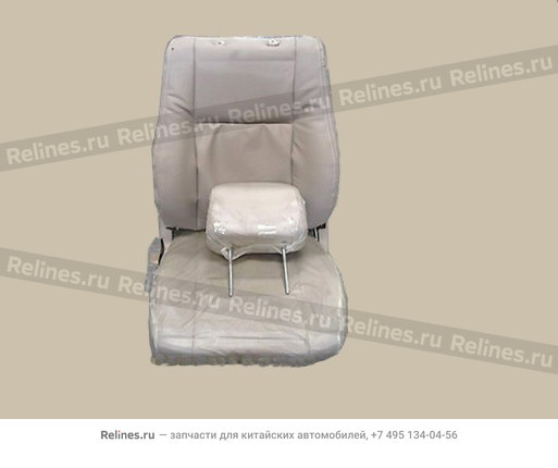 FR seat assy LH(04 leather light coff) - 6800010-***B1-0314
