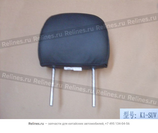Rear seat head rest assembly