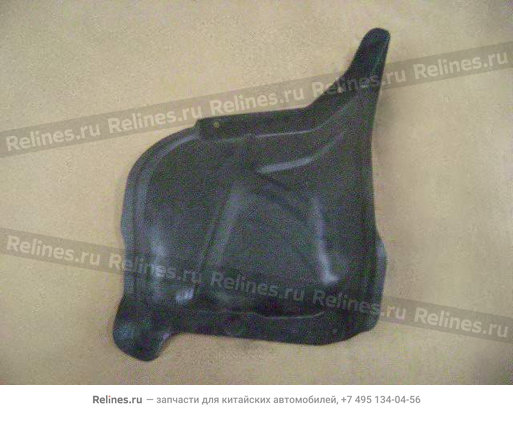 Fuel pipe guard plate assy