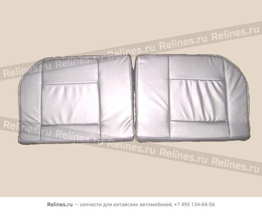 Cushion assy-rr seat(leather gray)